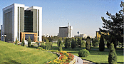 Independence Square in Tashkent, Uzbekistan. One of the most visited places in Tashkent.